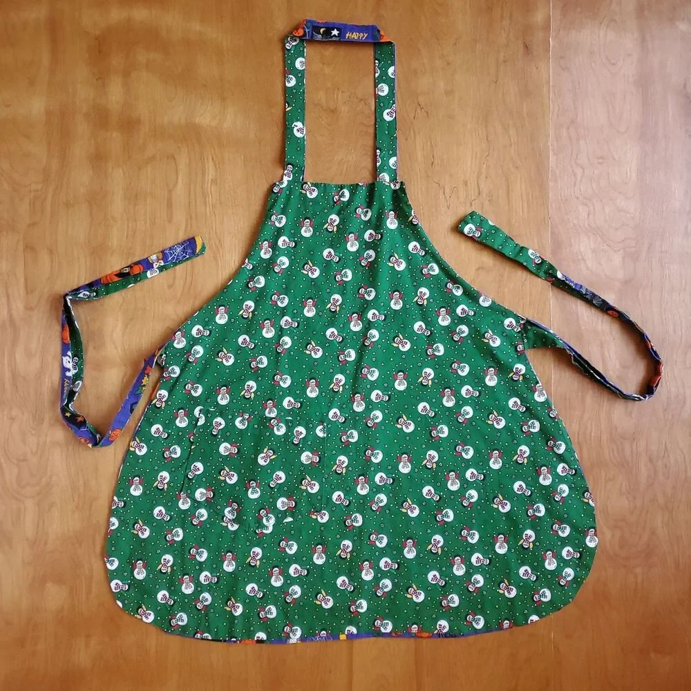 Handmade holiday apron